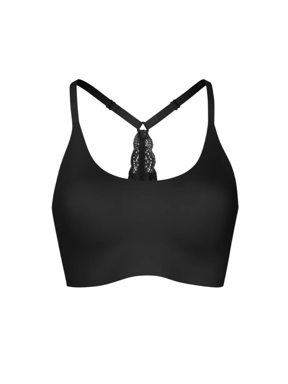 NWT Knix Lace Racerback Bralette in Black Size L+ (36D-DDD)